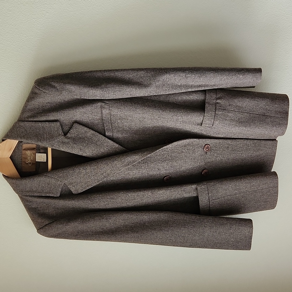 Saville Vintage Wool Blazer Made in USA Size 10 Double Breasted style classic